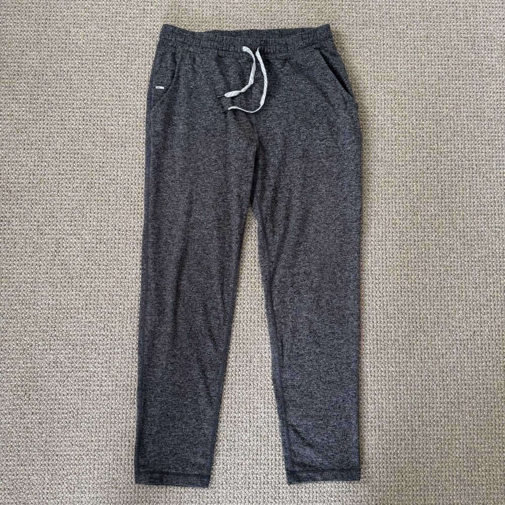 Vuori Jogger Pants Men’s Large Gray Heather DreamKnit Athletic Lounge Stretch